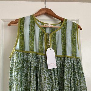 Daughters of India Aahna Maxi Dress Cardamom NWT